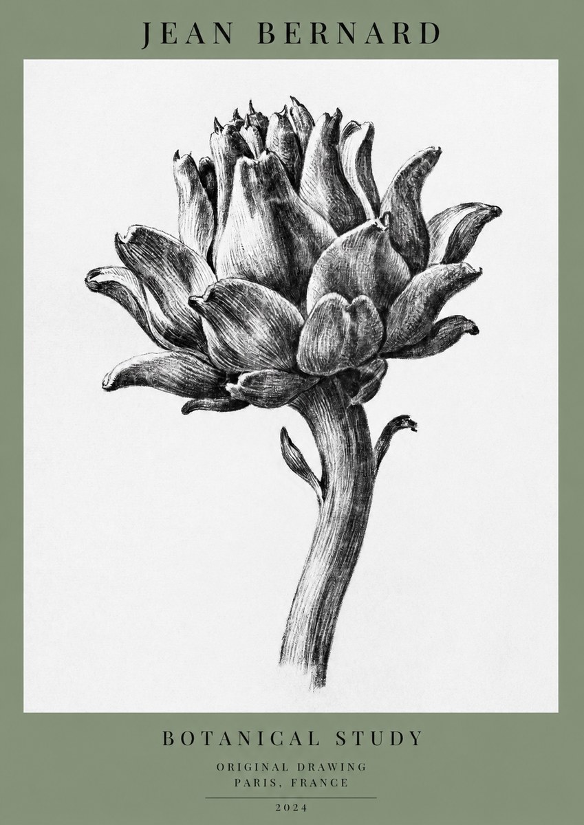 Jean Bernard Botanical Study No1 - Plakát