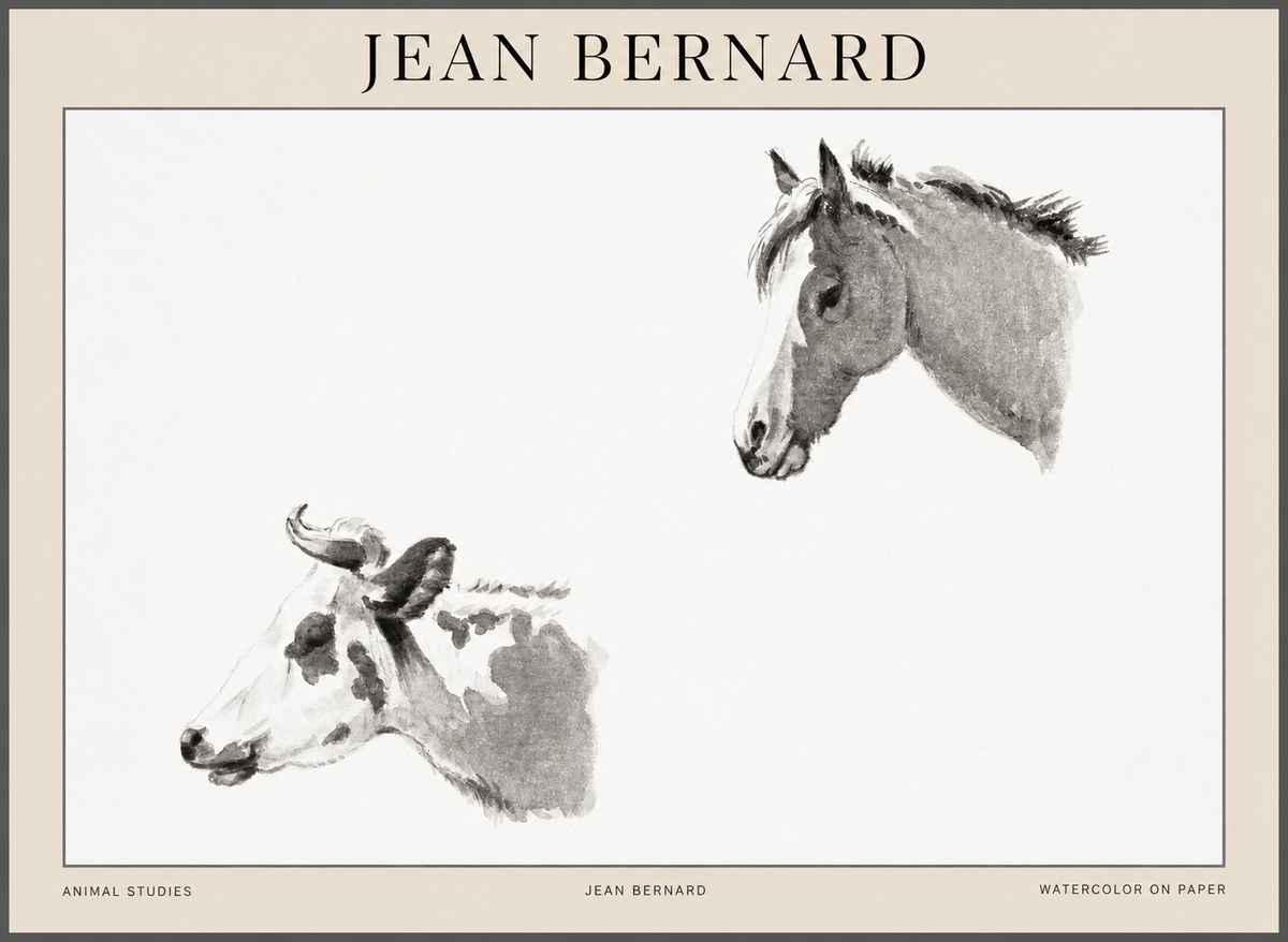 Jean Bernard Animal Studies No1 - Plakát