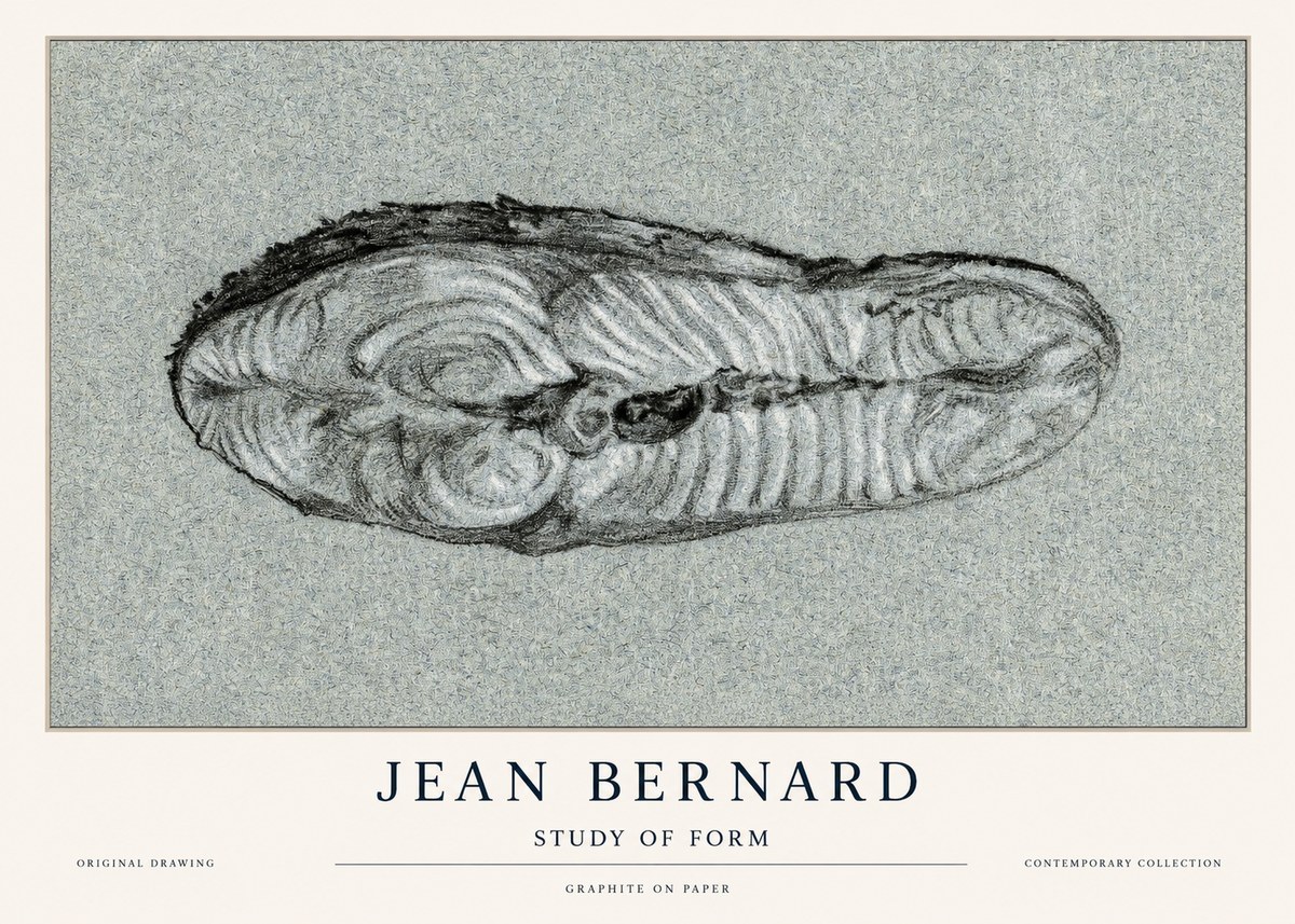 Jean Bernard Study of Form I No1 - Plakát