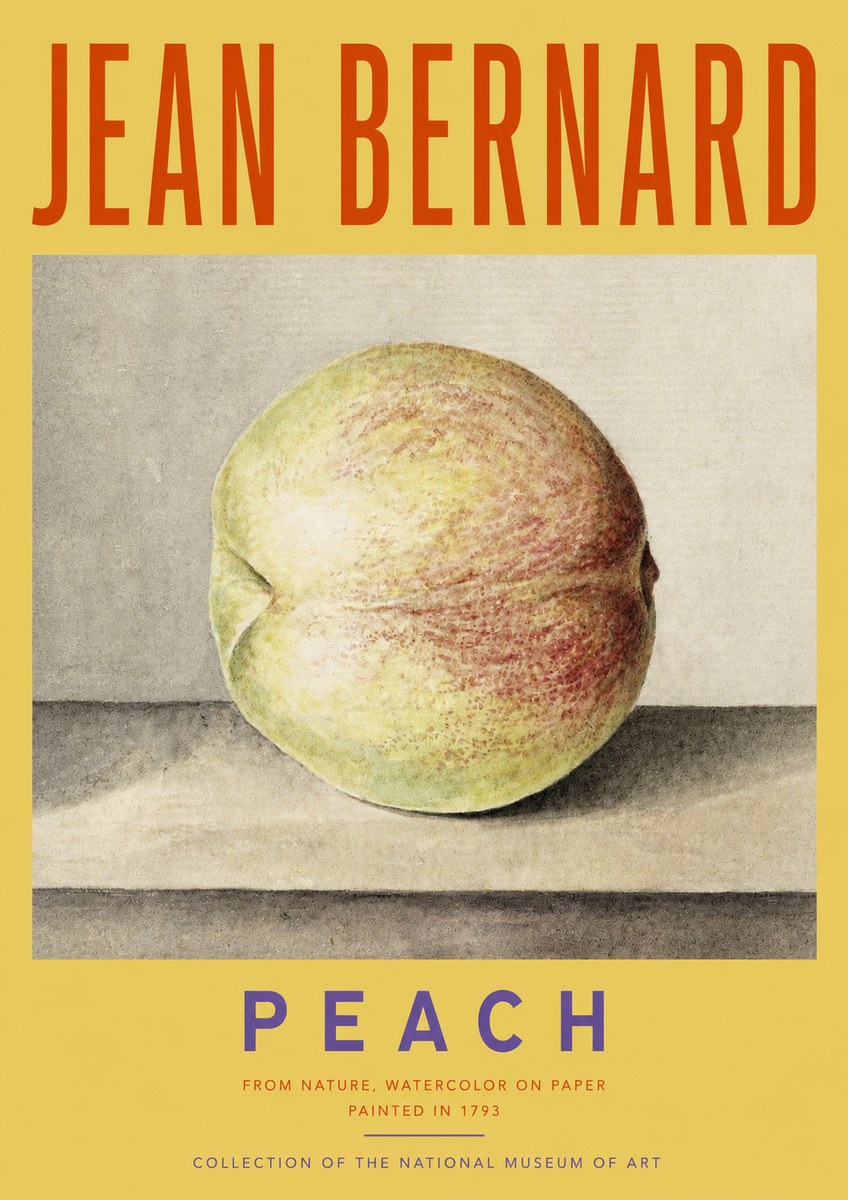 Jean Bernard Peach No3 - Plakát