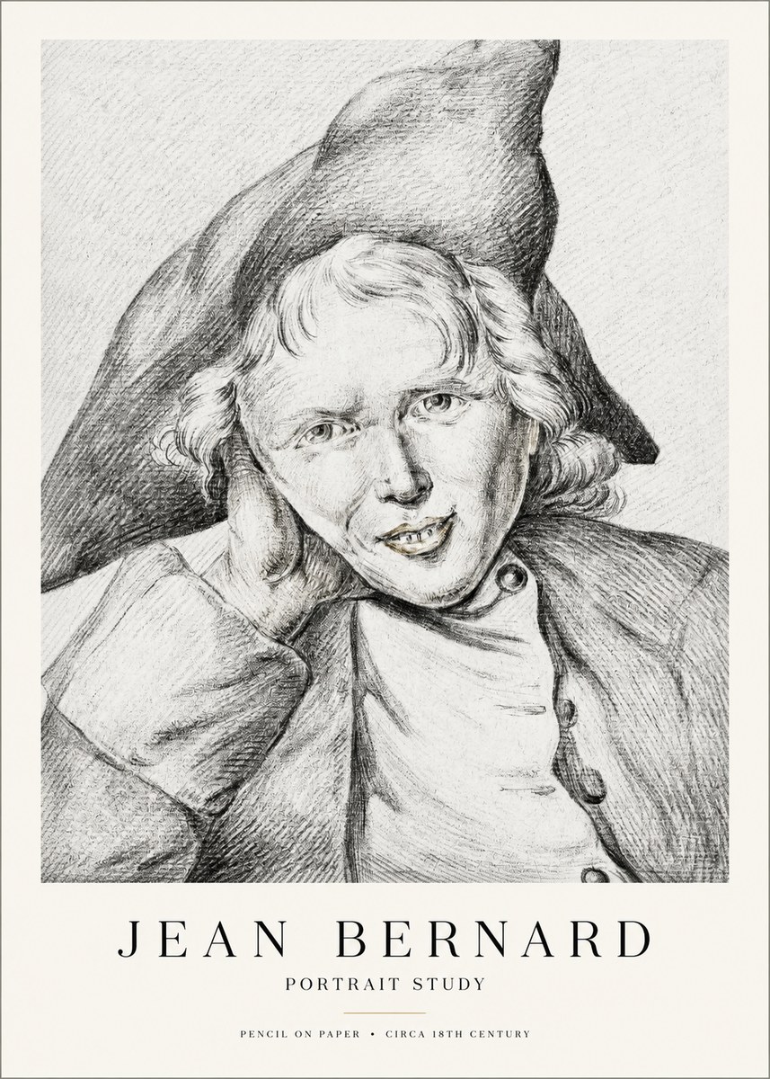 Jean Bernard Portrait Study VII No1 - Plakát