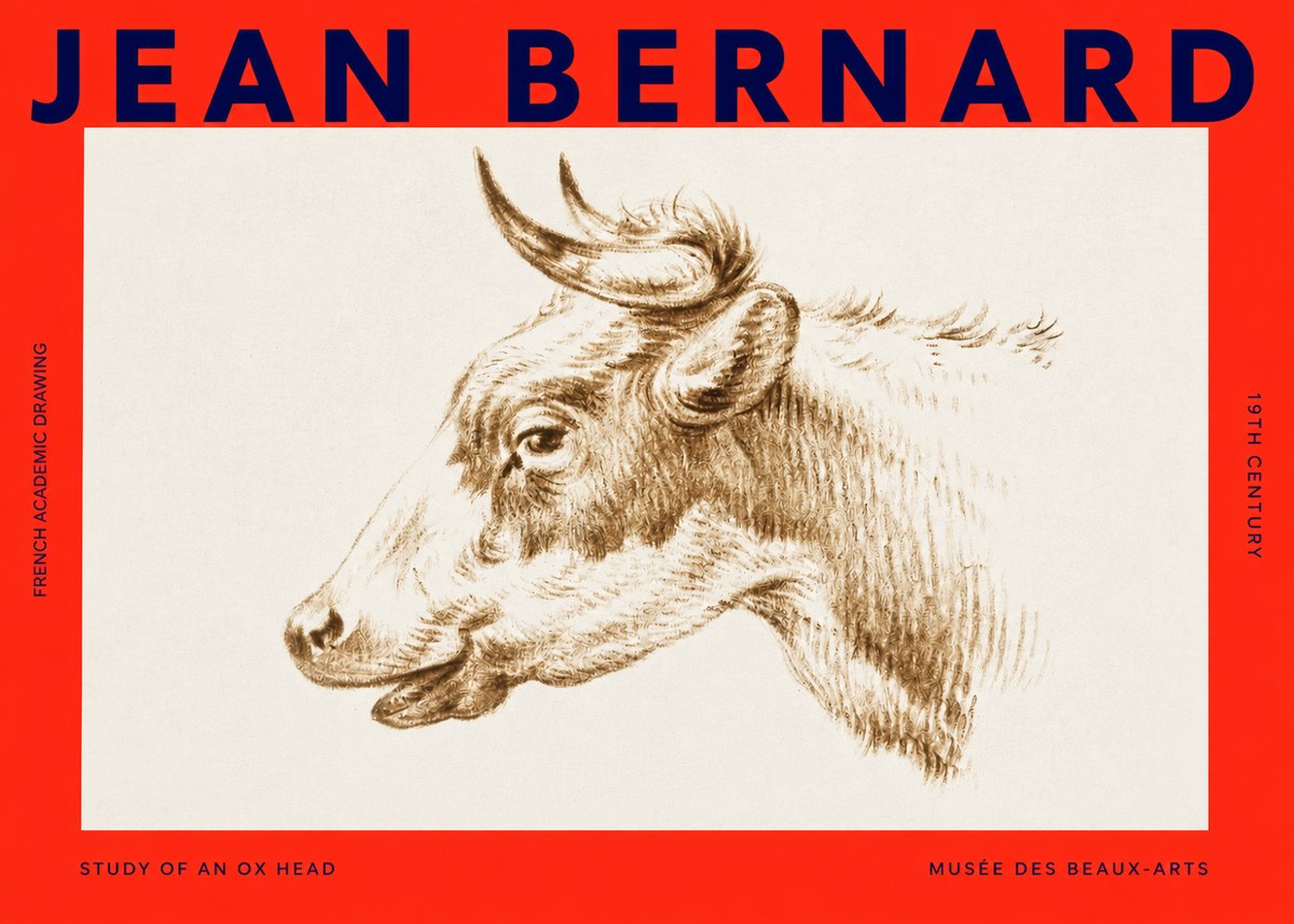 Jean Bernard Bovine Study II No4 - Plakát