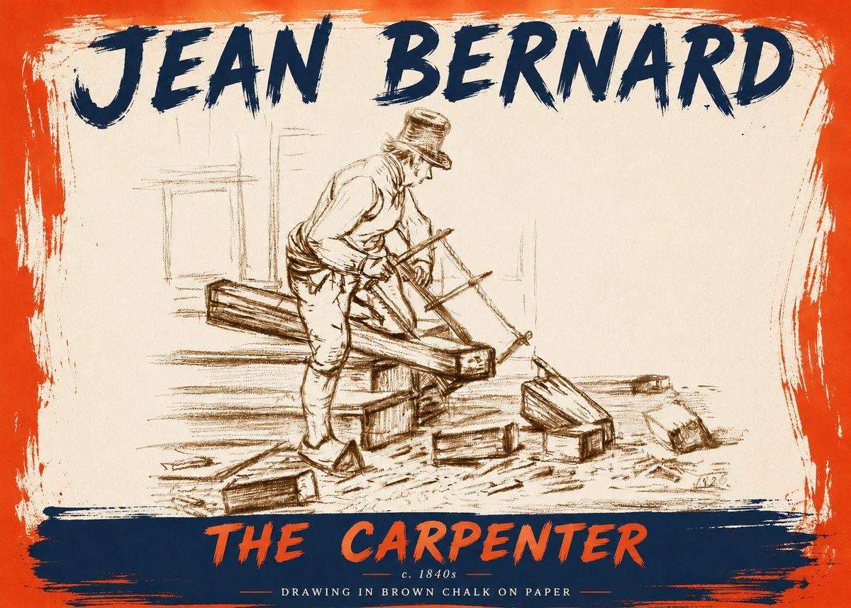 Jean Bernard The Carpenter No6 - Plakát