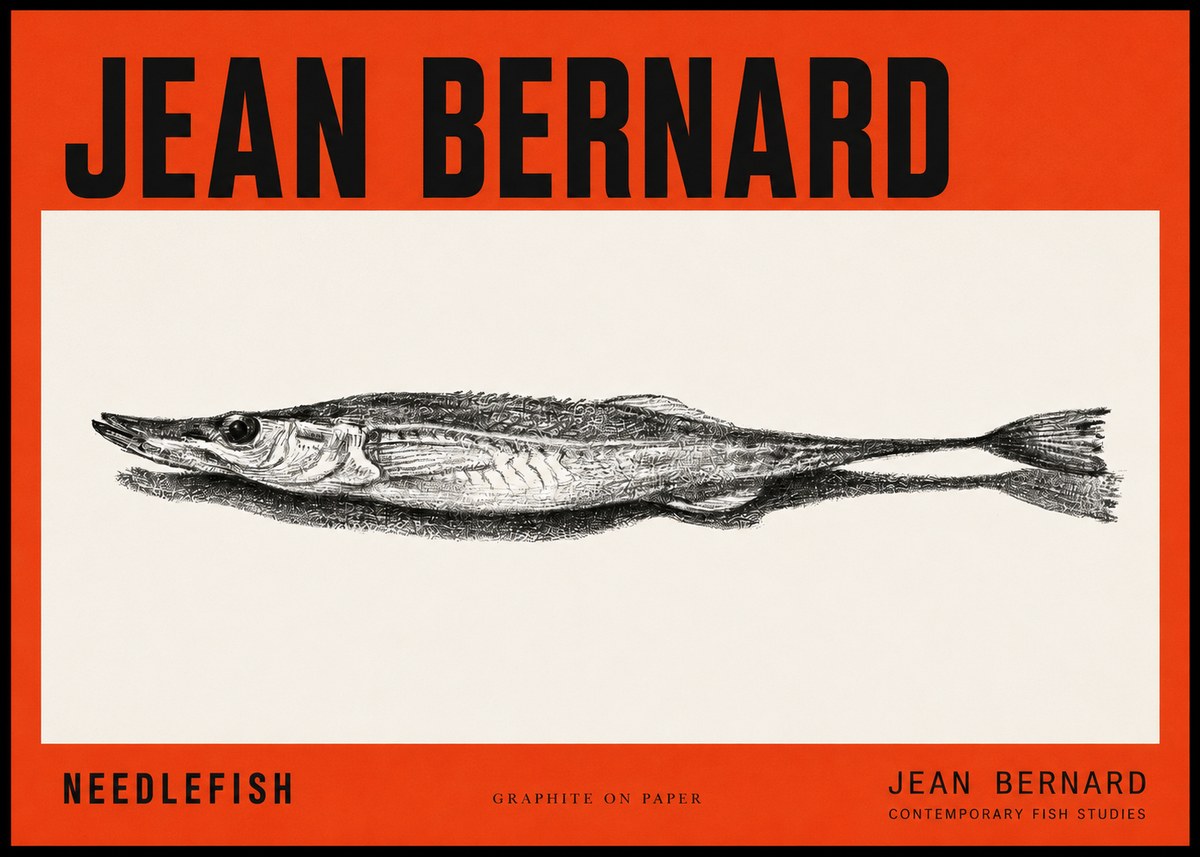 Jean Bernard Needlefish No2 - Plakát