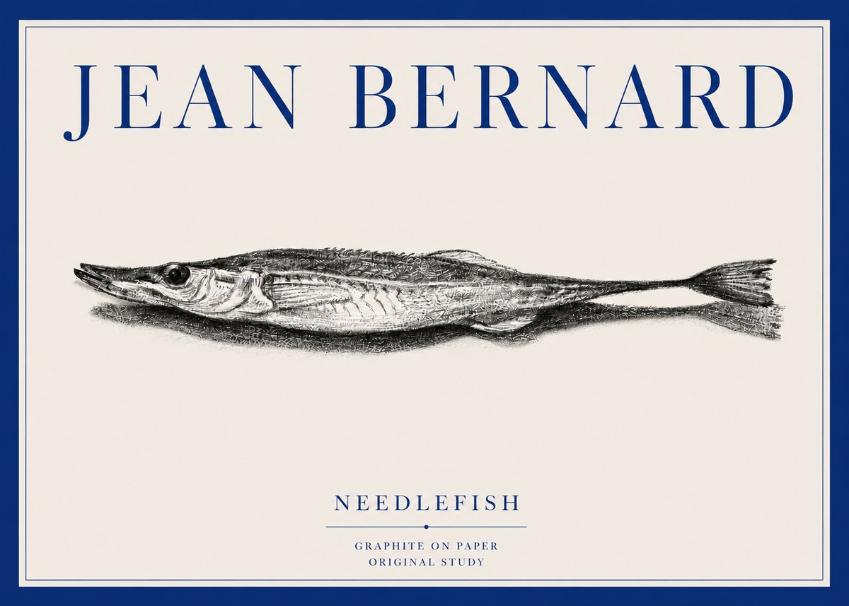 Jean Bernard Needlefish No3 - Plakát