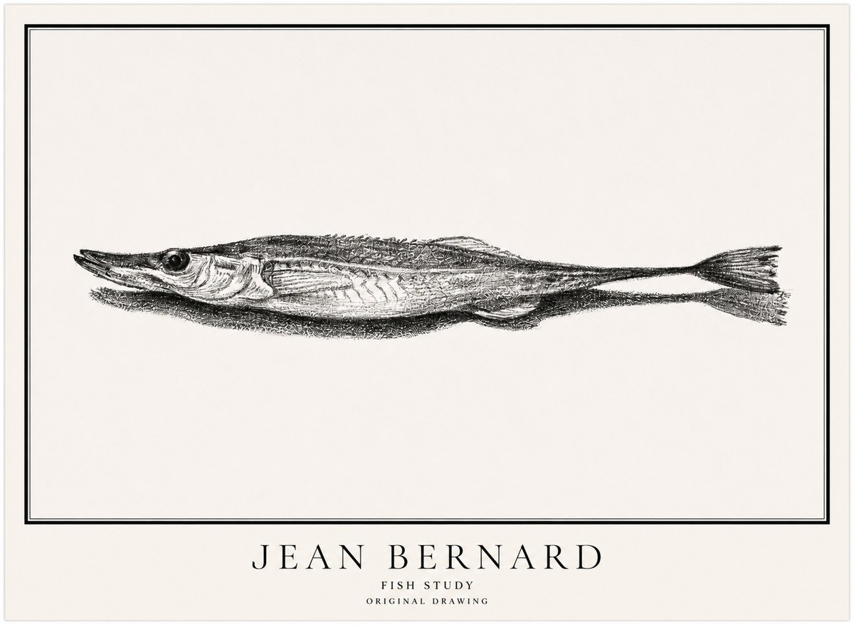 Jean Bernard Needlefish No5 - Plakát