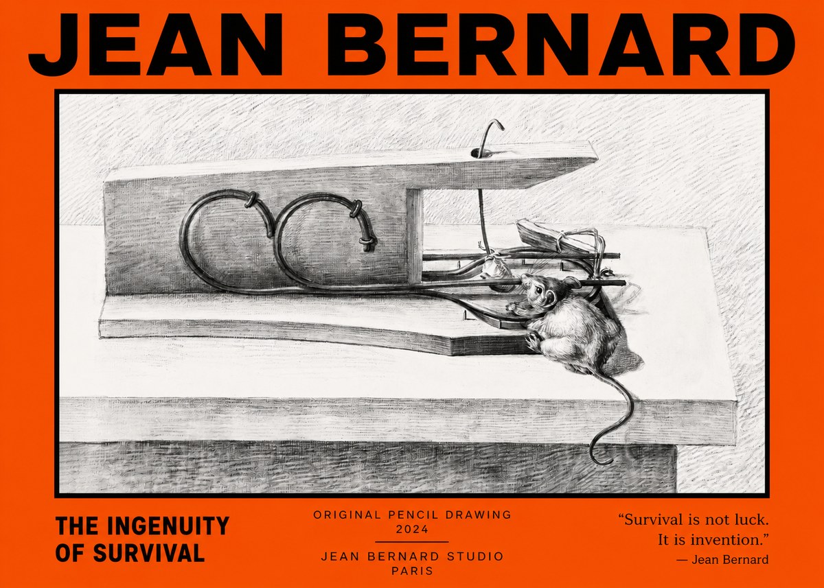 Jean Bernard The Ingenuity of Survival No2 - Plakát