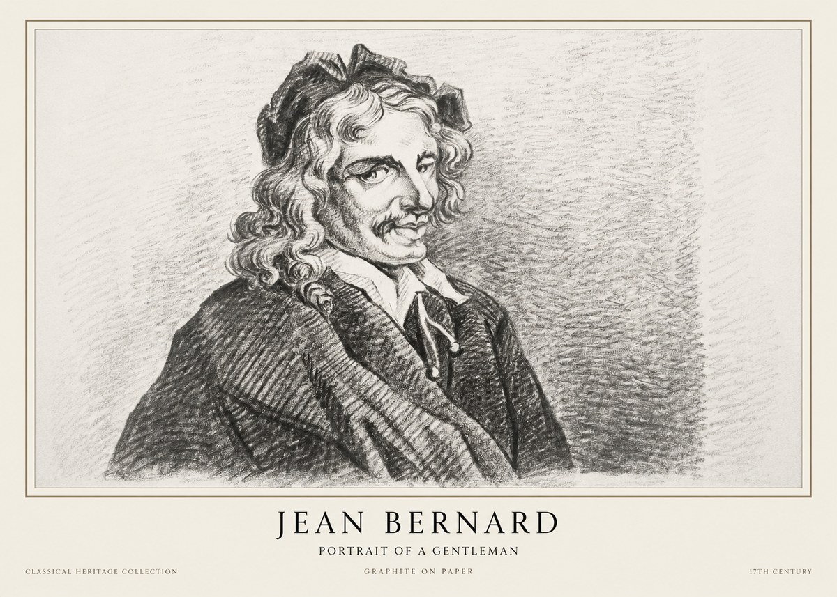Jean Bernard Portrait of a Gentleman II No1 - Plakát