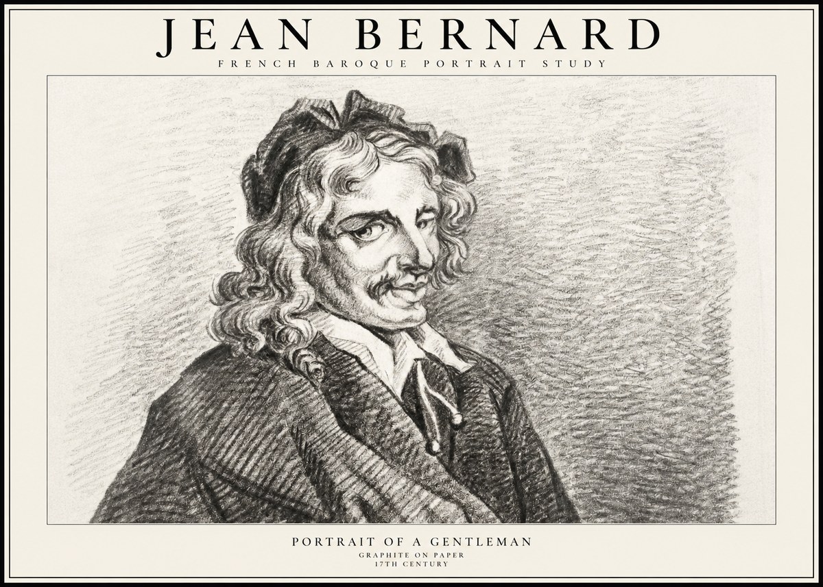 Jean Bernard Portrait of a Gentleman II No2 - Plakát