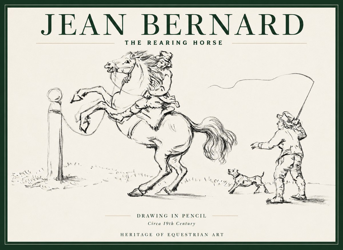 Jean Bernard The Rearing Horse I No2 - Plakát