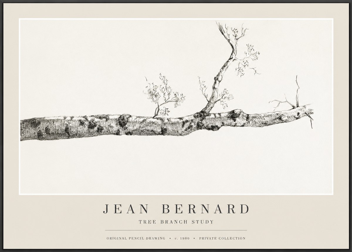 Jean Bernard Tree Branch Study No1 - Plakát