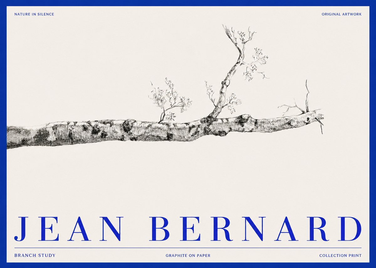 Jean Bernard Tree Branch Study No3 - Plakát