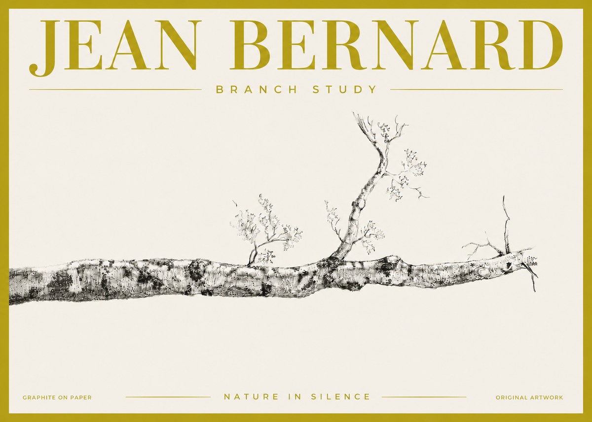 Jean Bernard Tree Branch Study No6 - Plakát
