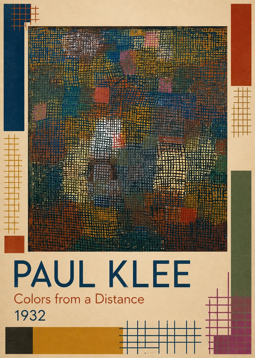 Paul Klee Colors from a Distance No1 - Plakát