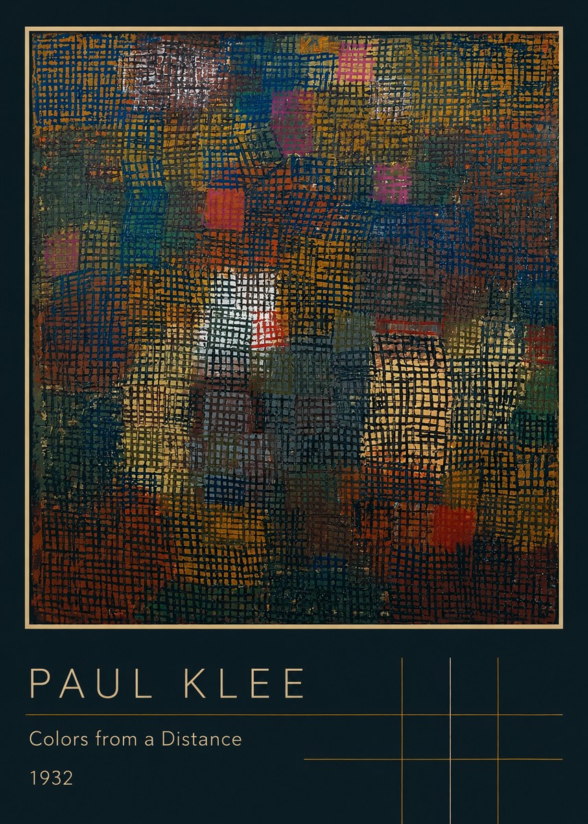 Paul Klee Colors from a Distance No2 - Plakát