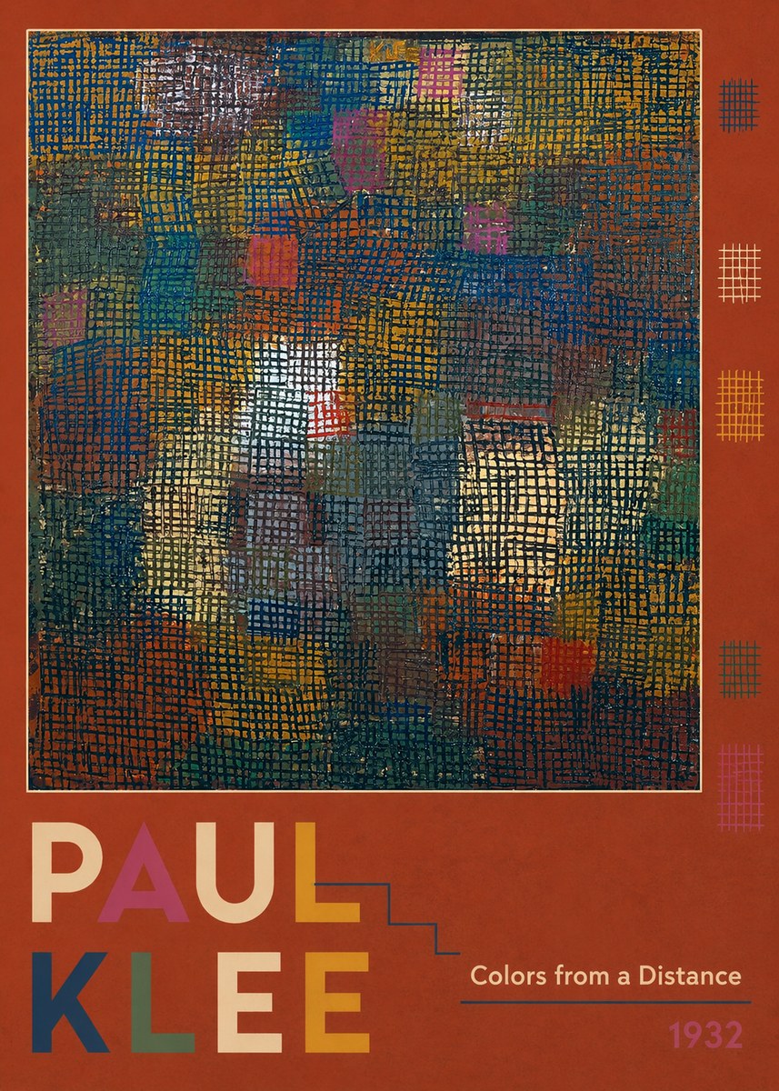 Paul Klee Colors from a Distance No3 - Plakát