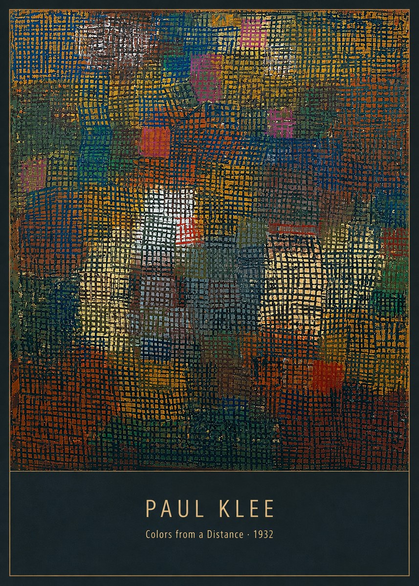 Paul Klee Colors from a Distance No5 - Plakát