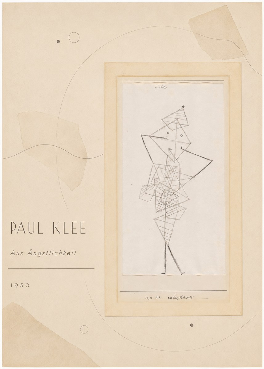 Paul Klee Aus Ängstlichkeit No4 - Plakát