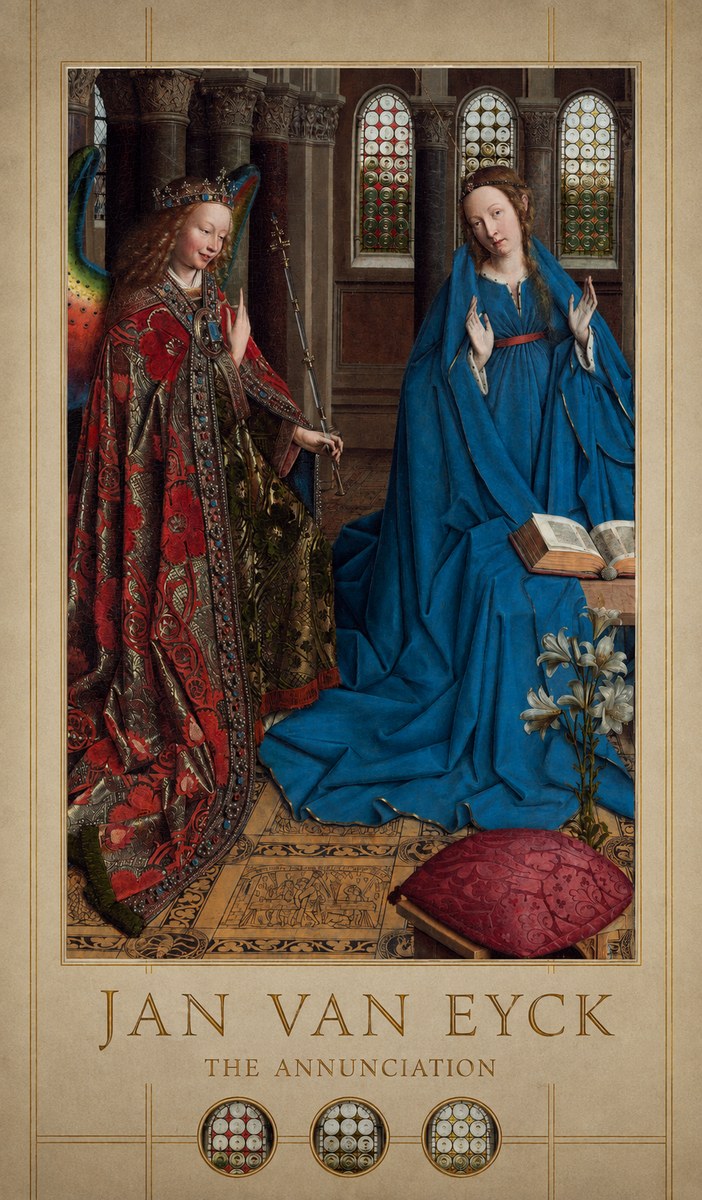 Jan van Eyck The Annunciation I No4 - Plakát