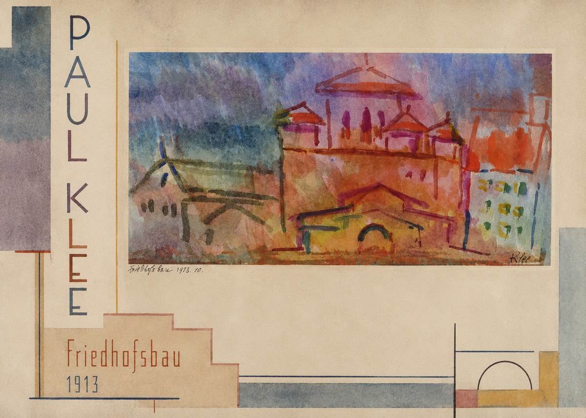 Paul Klee Friedhofsbau No2 - Plakát