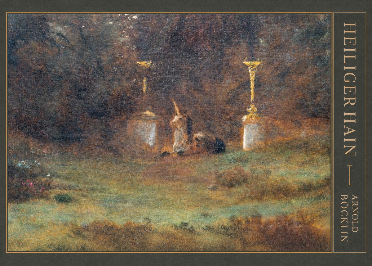 Arnold Böcklin Heiliger Hain No4 - Plakát