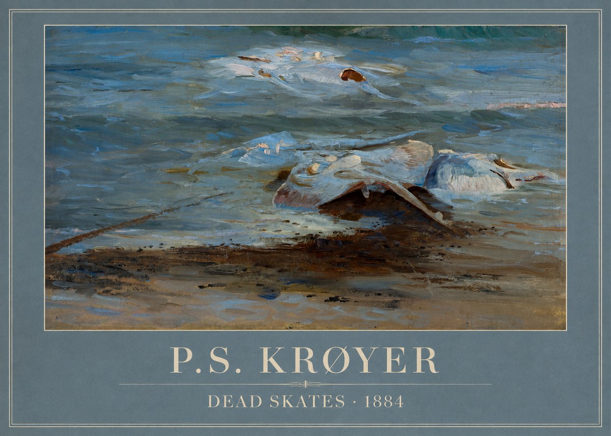 P.S. Krøyer Dead Skates No1 - Plakát