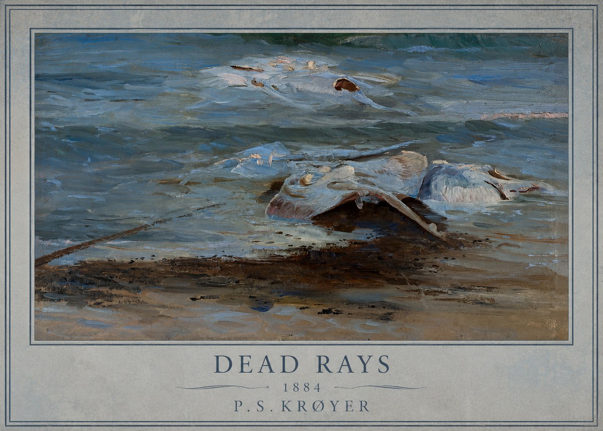 P.S. Krøyer Dead Skates No6 - Plakát