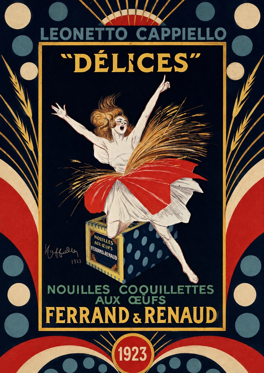 Leonetto Cappiello Délices I No4 - Plakát