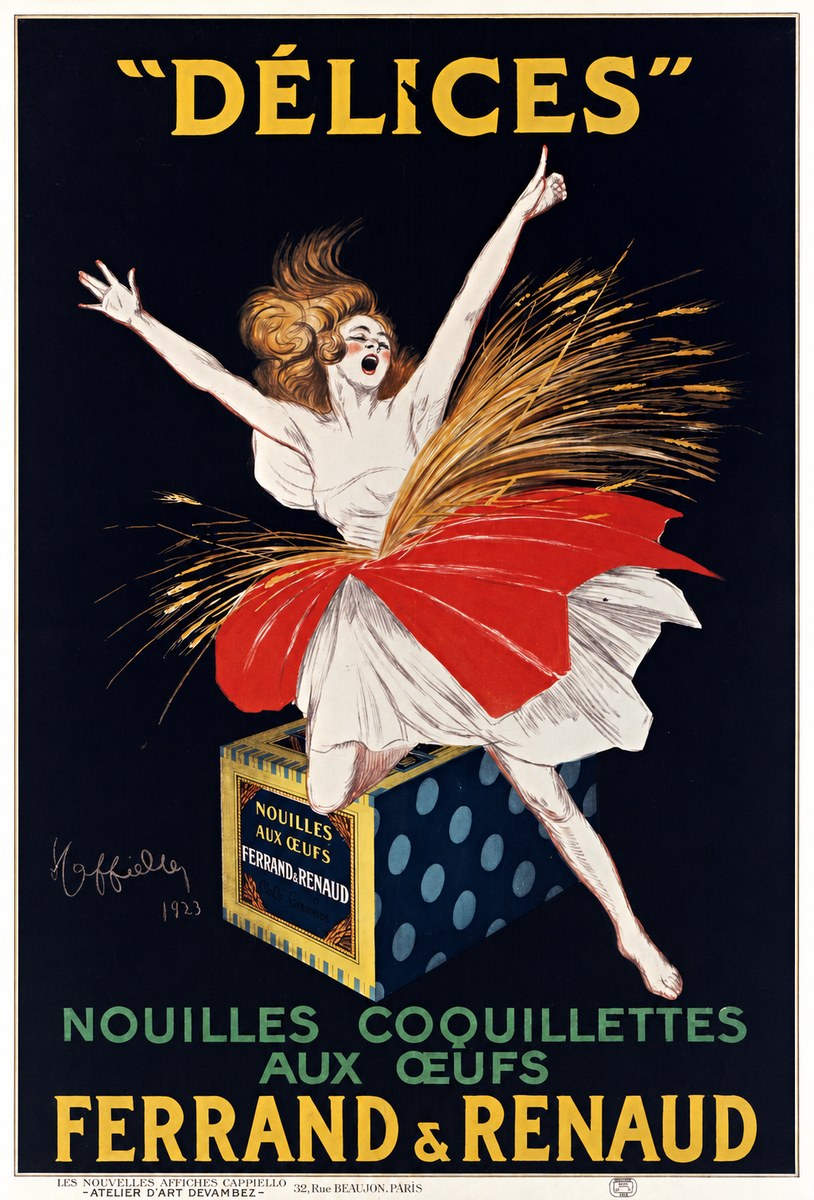 Leonetto Cappiello Délices I No6 - Plakát