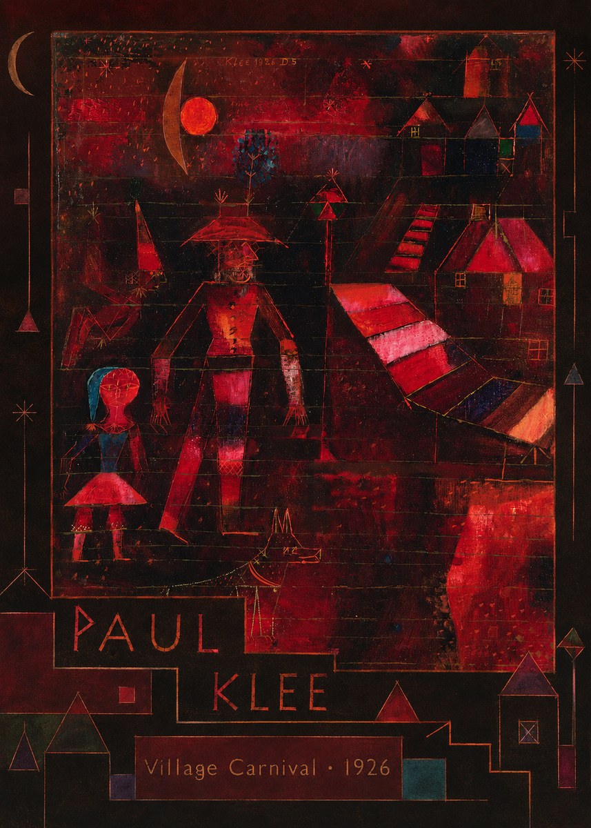 Paul Klee Village Carnival No5 - Plakát