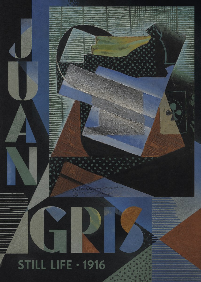 Juan Gris Still Life II No2 - Plakát