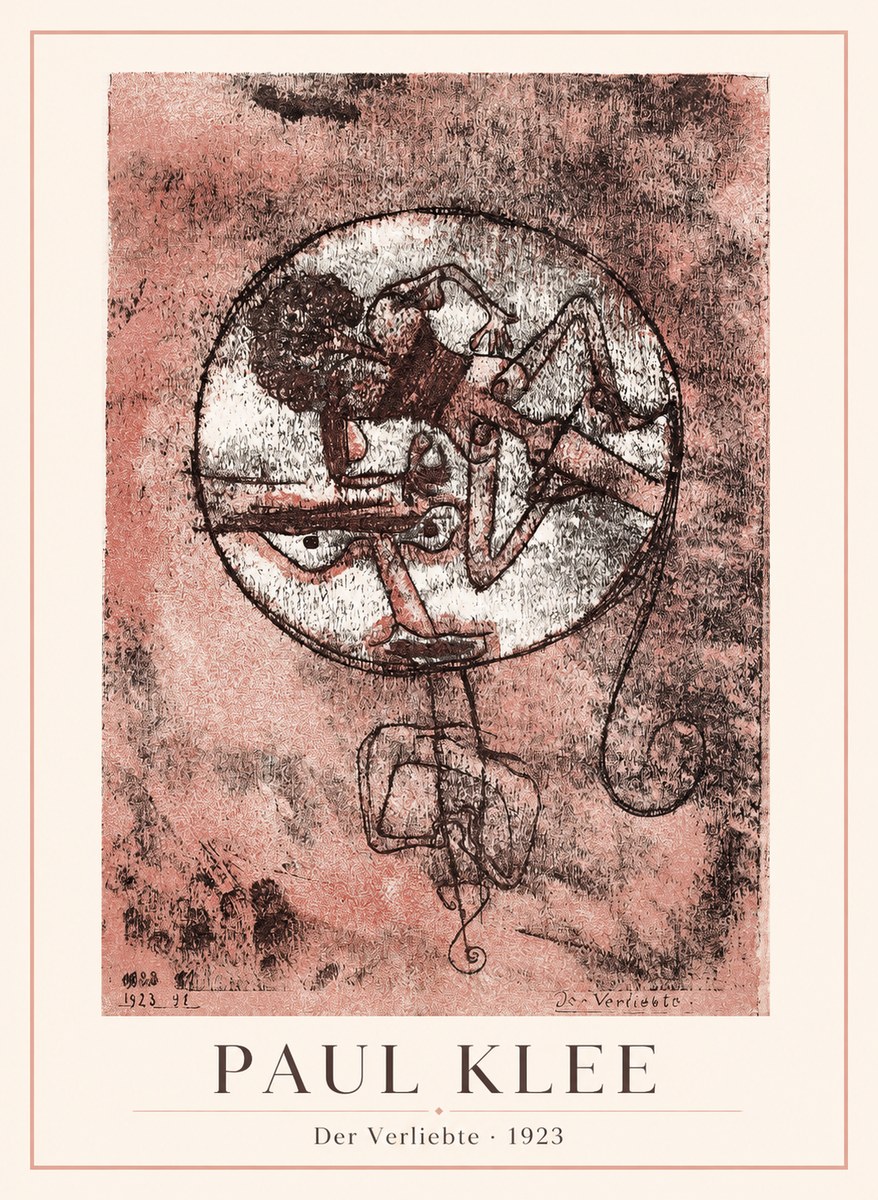 Paul Klee Der Verliebte I No5 - Plakát