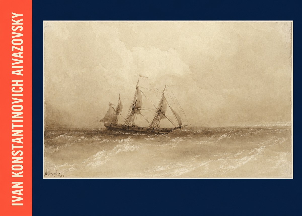 Ivan Konstantinovich Aivazovsky Sailing Ship, 1843 No2 - Plakát