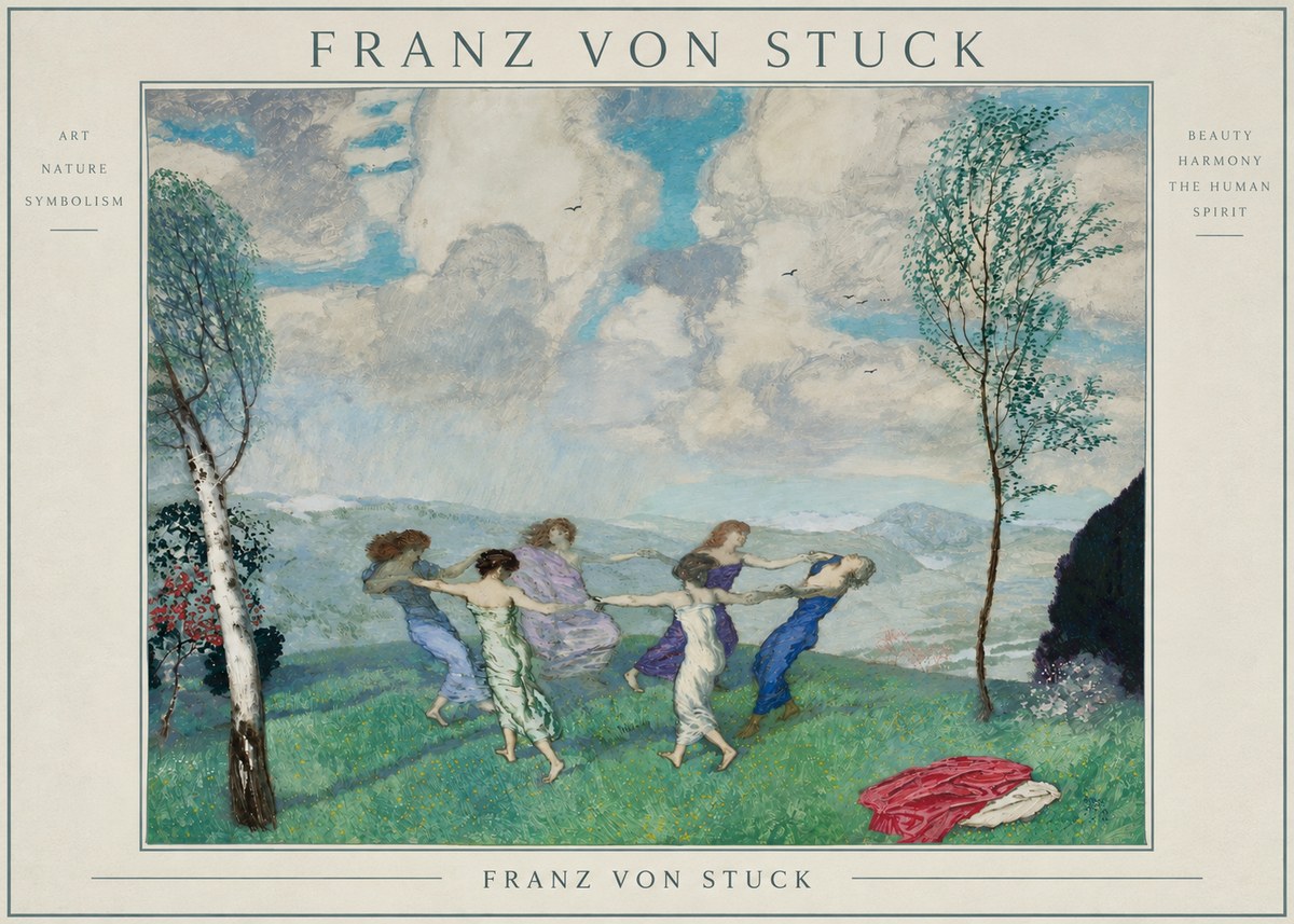 Franz von Stuck Spring Dance No3 - Plakát