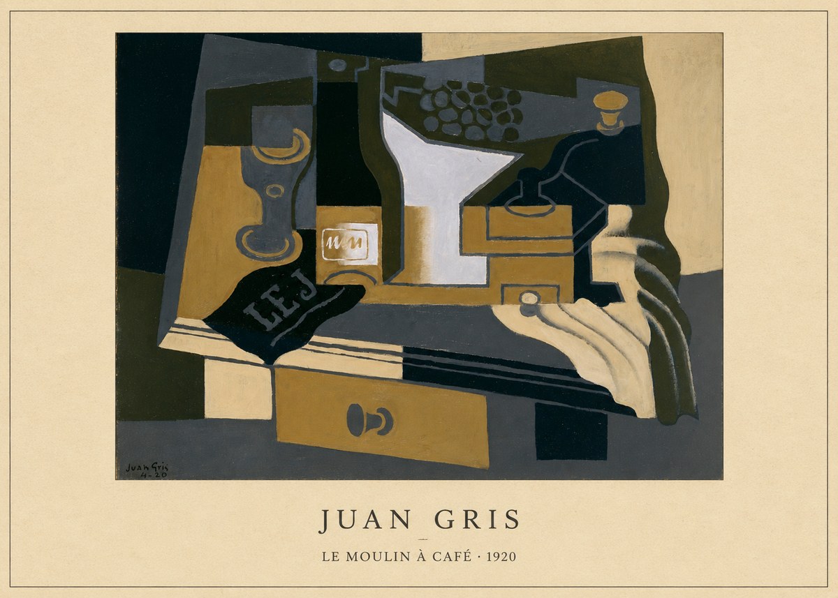 Juan Gris Le Moulin À Café No3 - Plakát