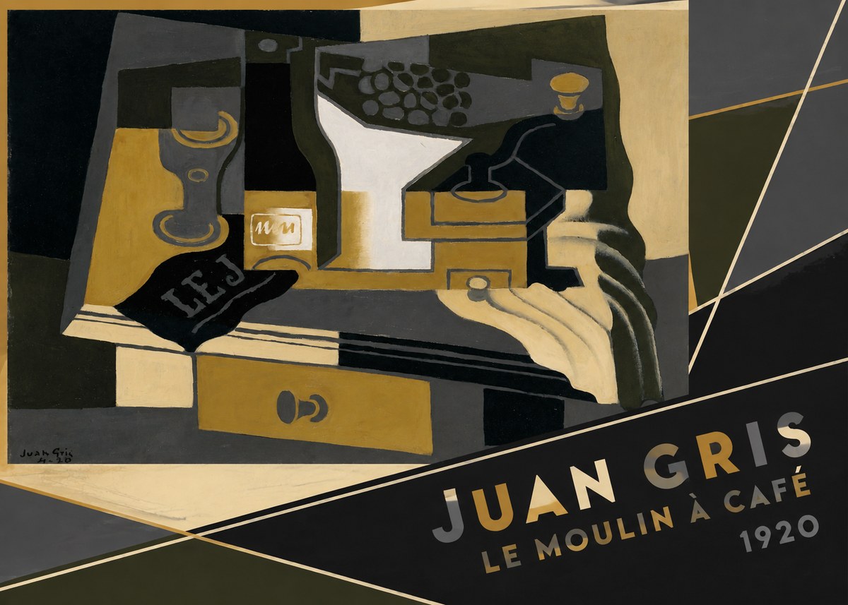 Juan Gris Le Moulin À Café No4 - Plakát