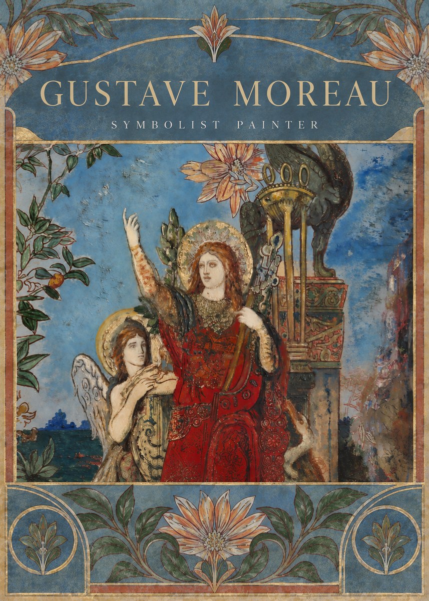Gustave Moreau The Apparition I No6 - Plakát