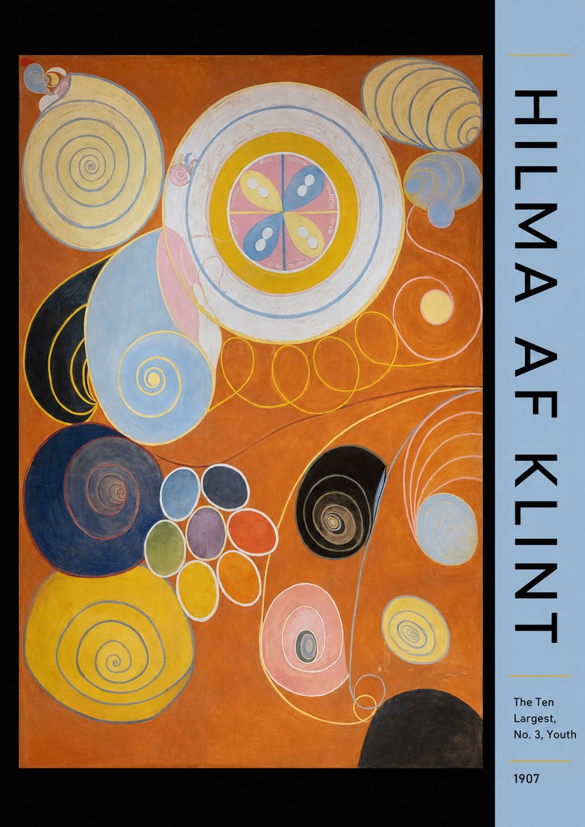 Hilma af Klint The Ten Largest, No. 3, Youth No4 - Plakát