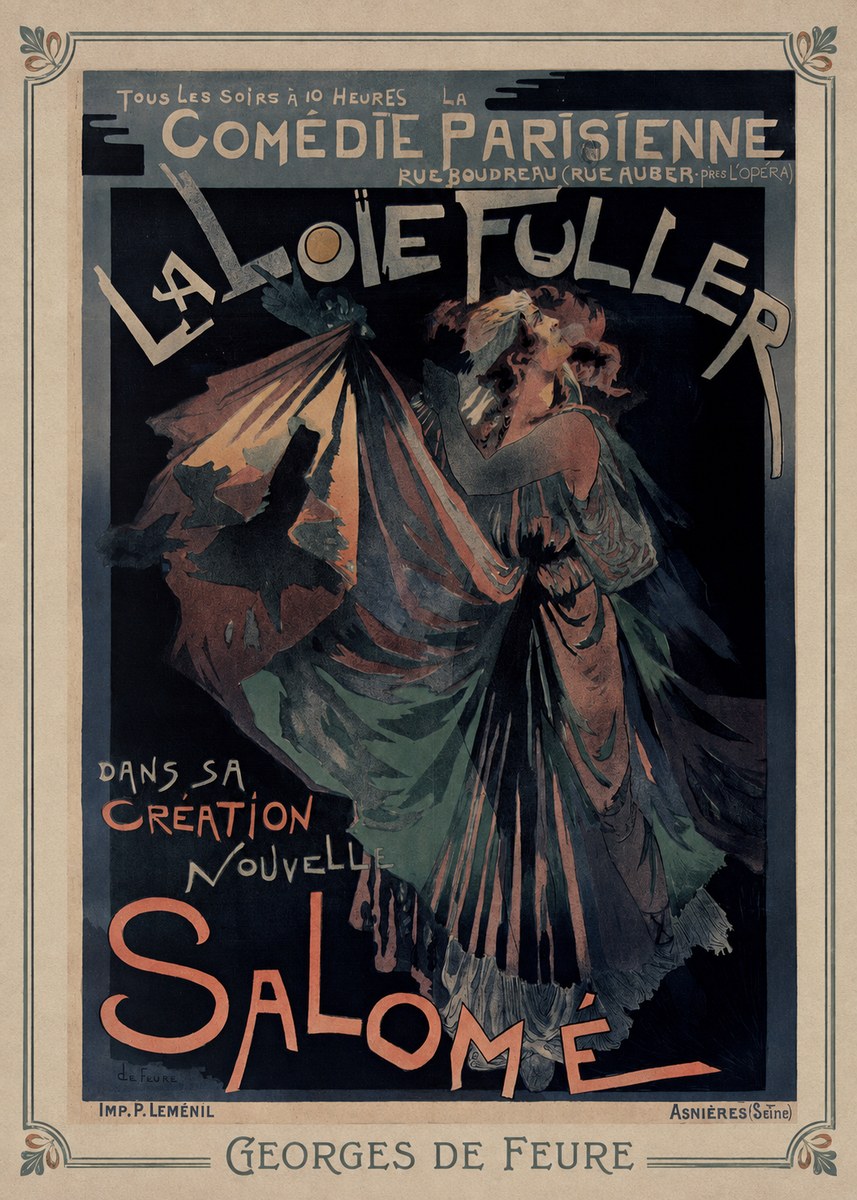 Georges de Feure Salomé I No1 - Plakát