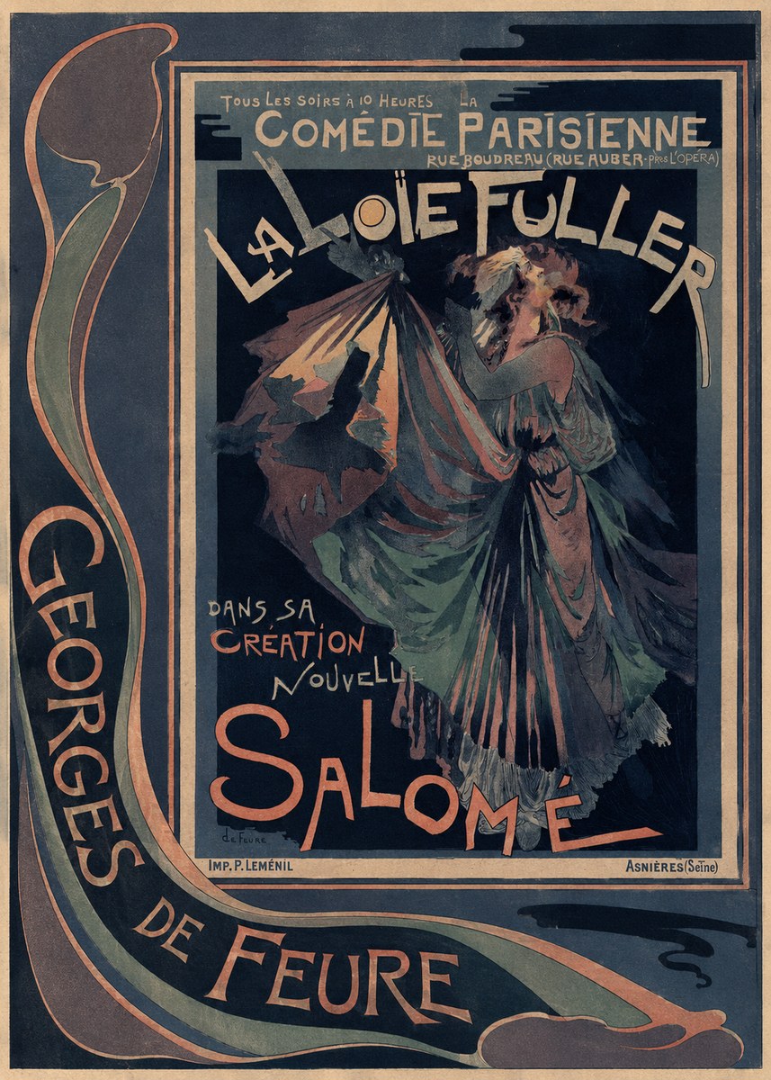 Georges de Feure Salomé I No2 - Plakát