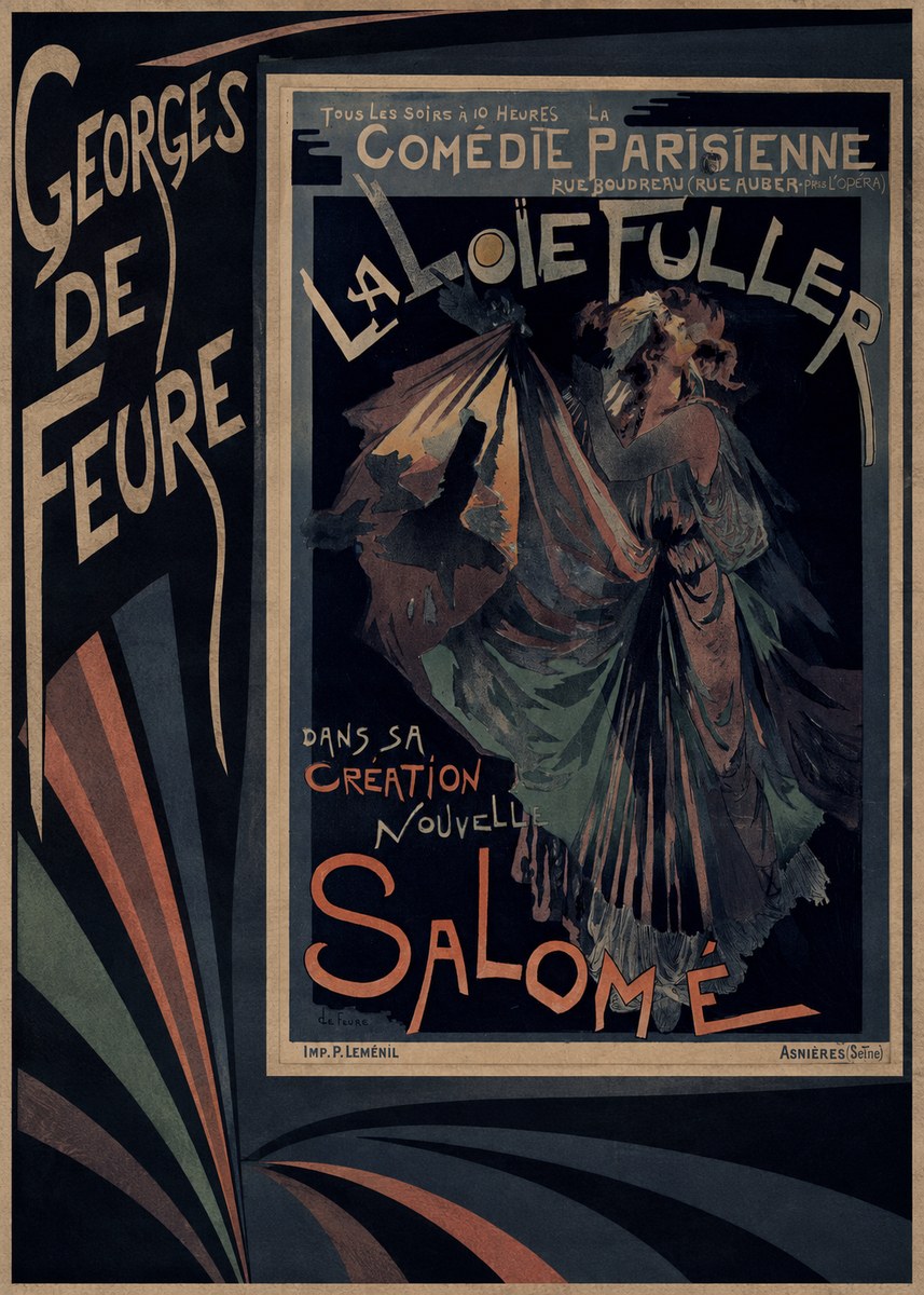 Georges de Feure Salomé I No3 - Plakát