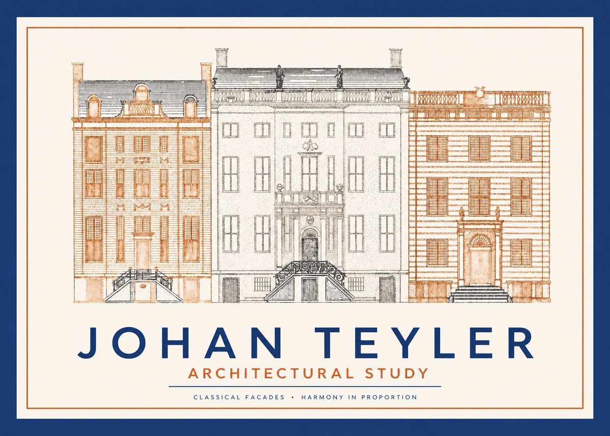 Johan Teyler Architectural Study I No2 - Plakát