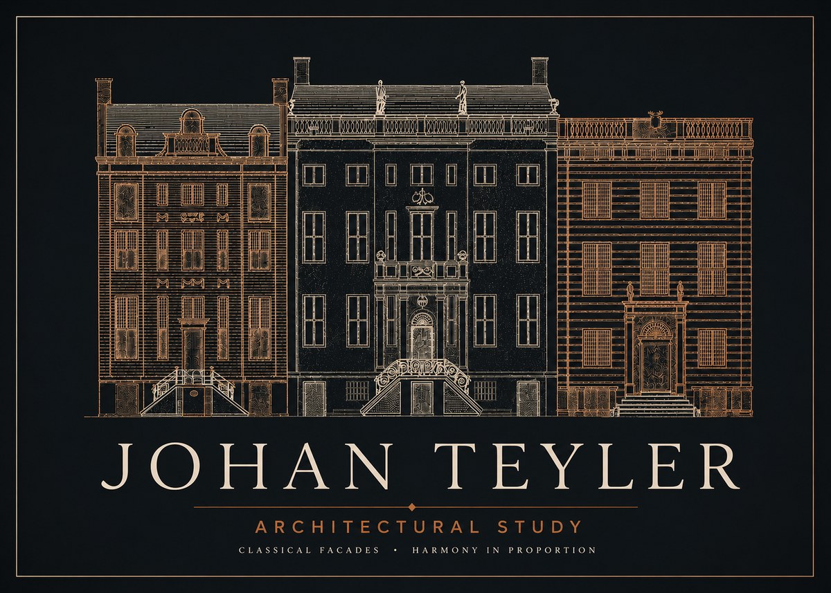 Johan Teyler Architectural Study I No5 - Plakát