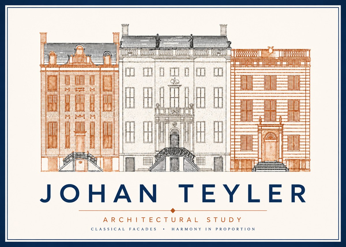 Johan Teyler Architectural Study I No6 - Plakát