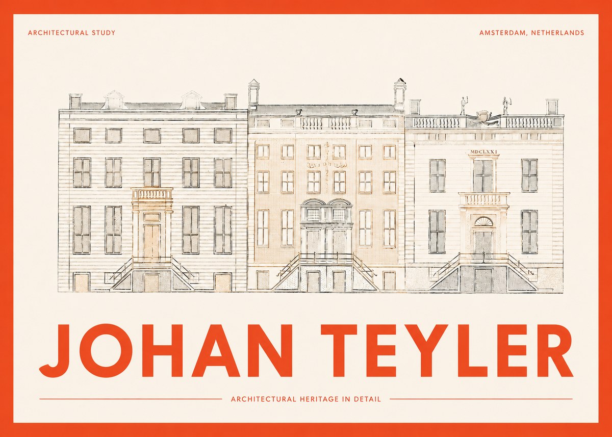 Johan Teyler Architectural Study II No2 - Plakát