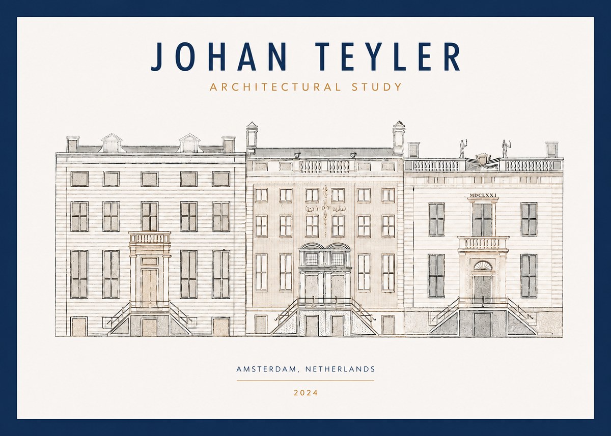 Johan Teyler Architectural Study II No3 - Plakát