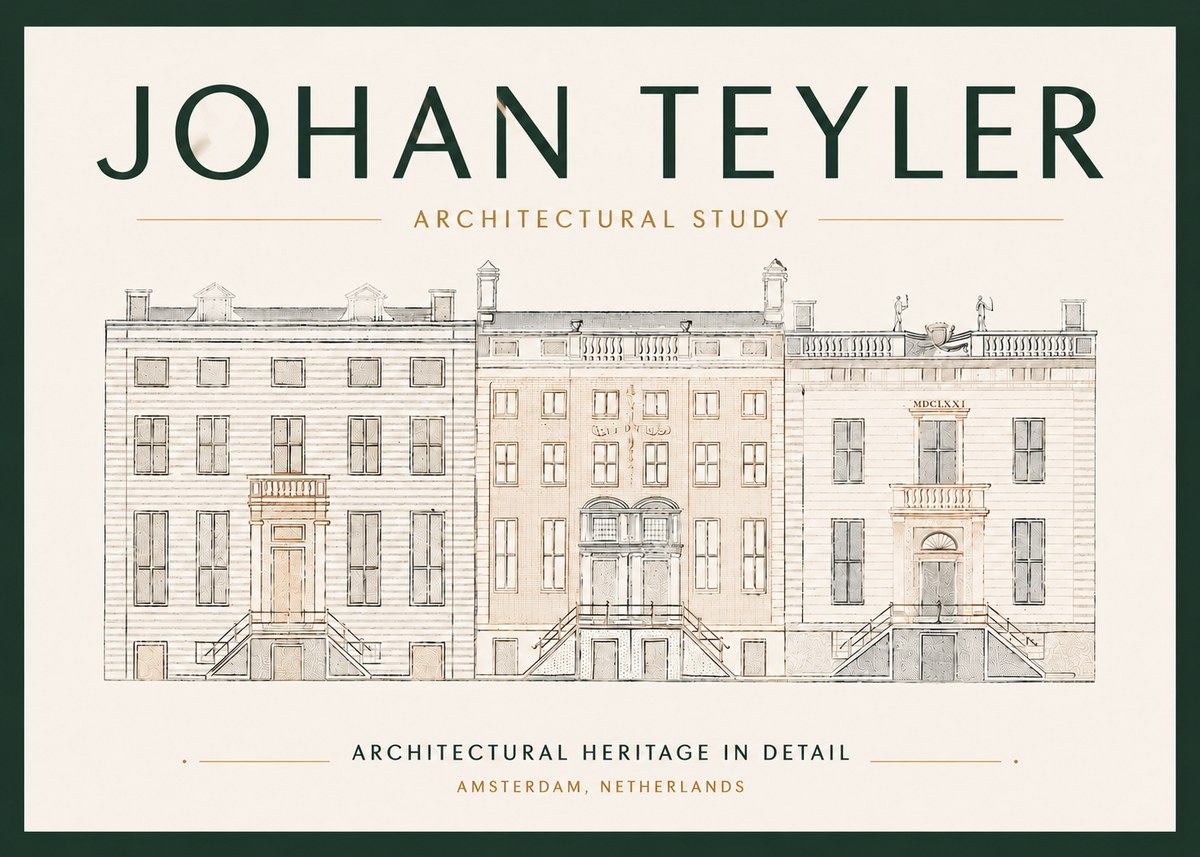 Johan Teyler Architectural Study II No4 - Plakát