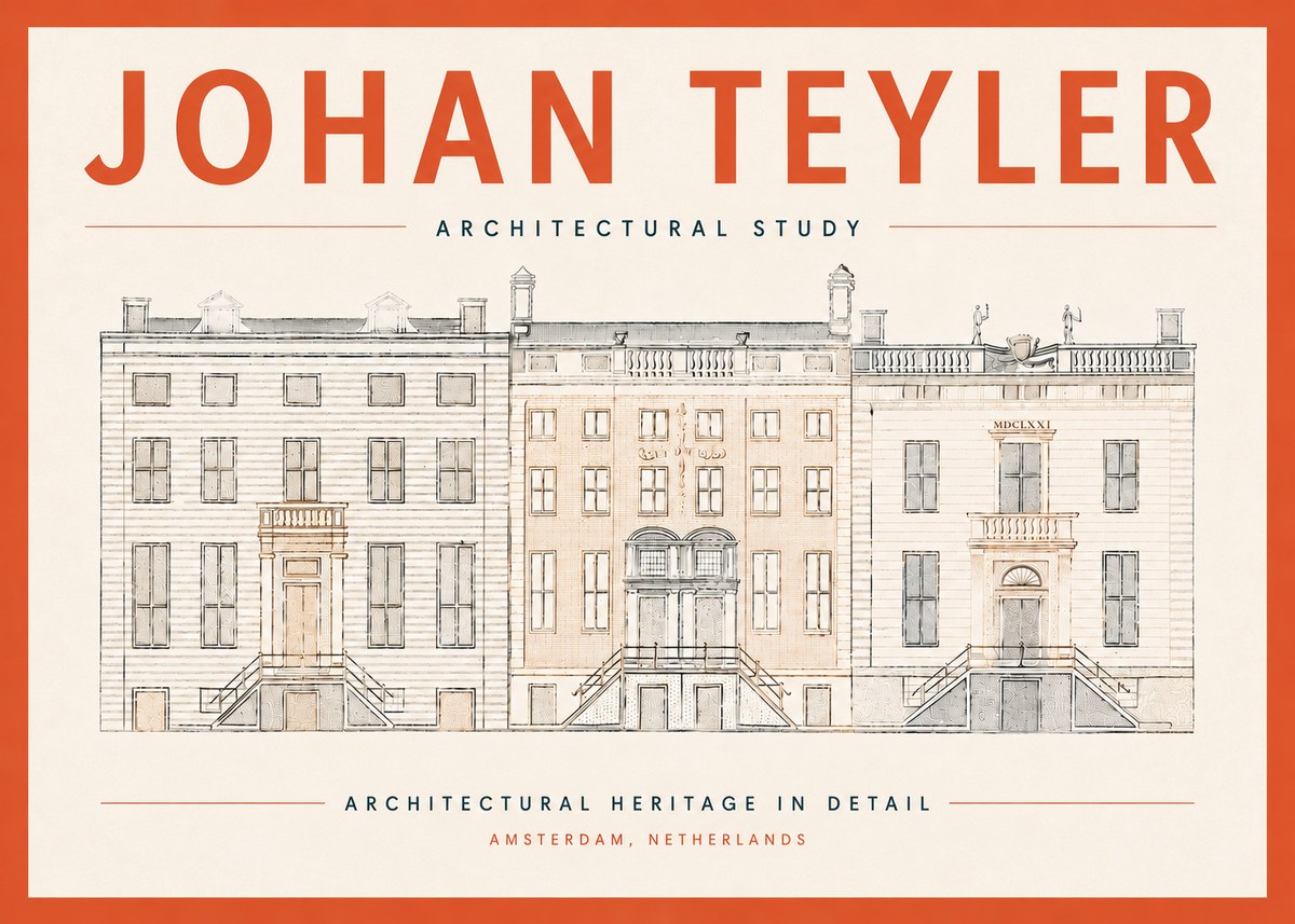 Johan Teyler Architectural Study II No5 - Plakát