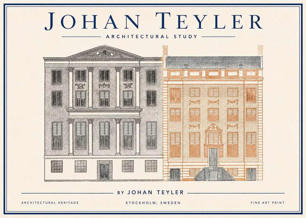 Johan Teyler Architectural Study III No1 - Plakát