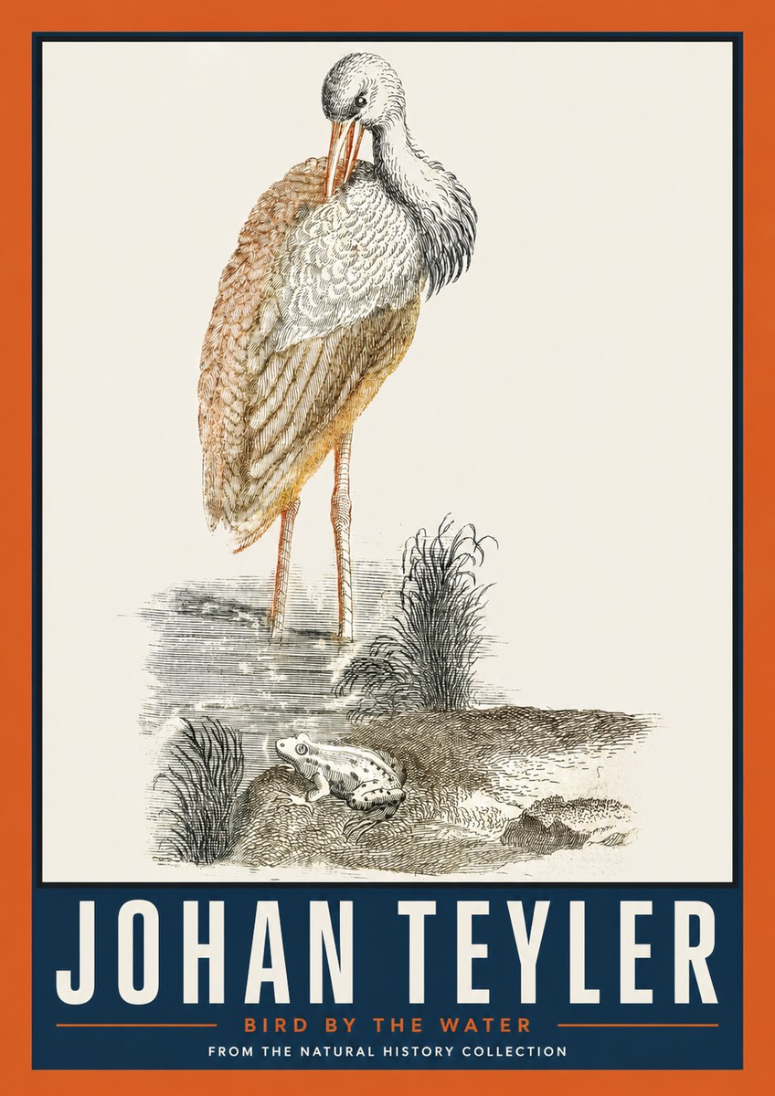 Johan Teyler Bird by the Water No2 - Plakát
